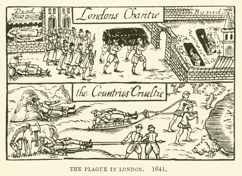 ロンドンのペスト、1641年 作： 英語学校