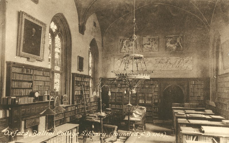 Balliol College Library、オックスフォード 作： 英語の写真家