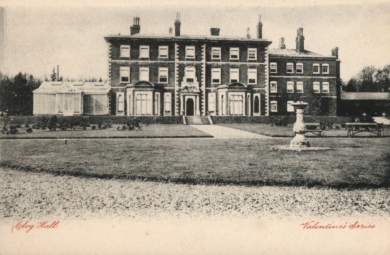 Cley Hall（モノクロ写真 作： 英語の写真家