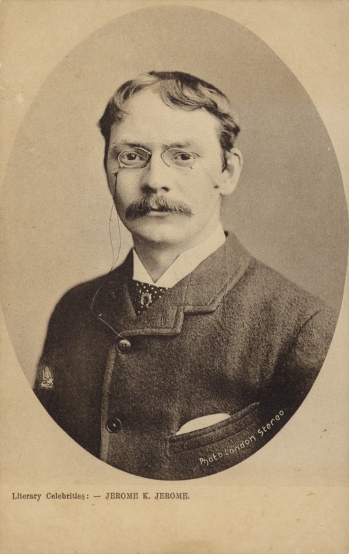 ジェロームKジェローム（1859-1927）、イギリス人作家 作： 英語の写真家