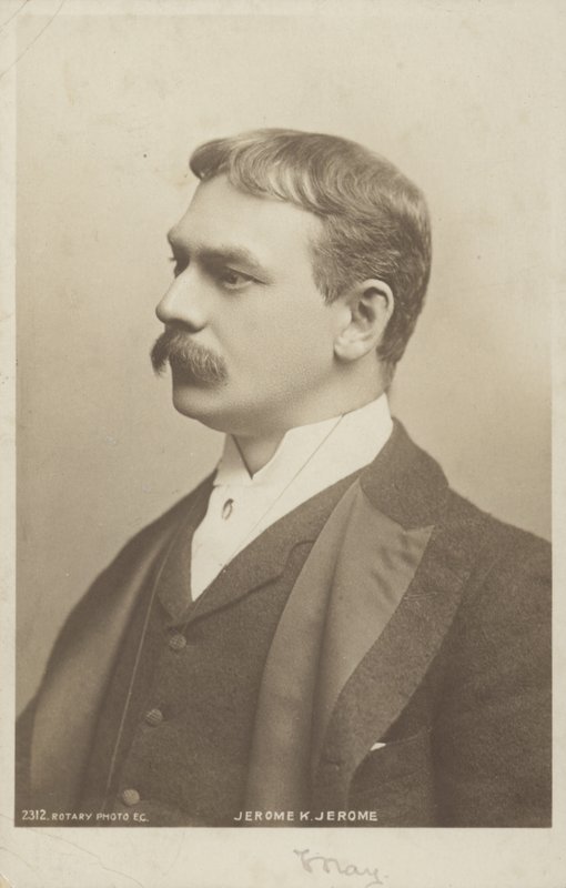 ジェロームKジェローム（1859-1927）、イギリス人作家 作： 英語の写真家