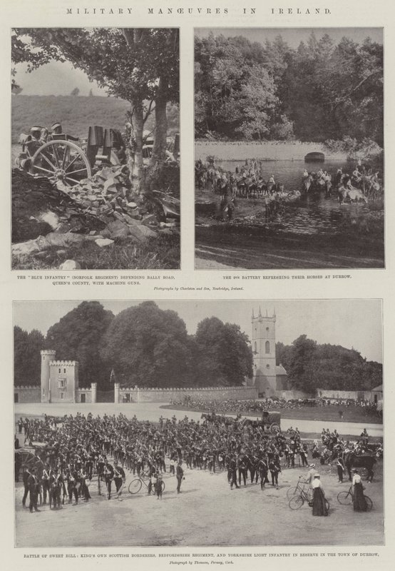 アイルランドの軍事演習 作： 英語の写真家