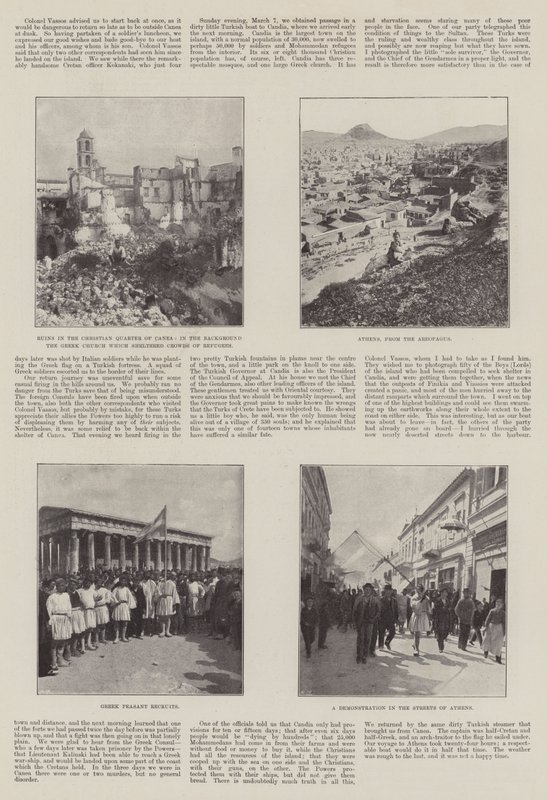1897年のクレタの反乱 作： 英語の写真家