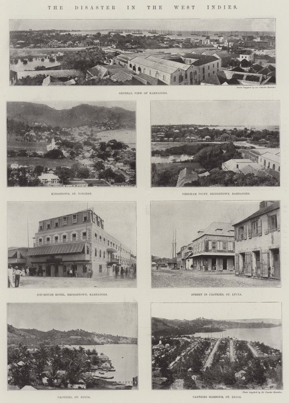 西インド諸島の災害 作： 英語の写真家
