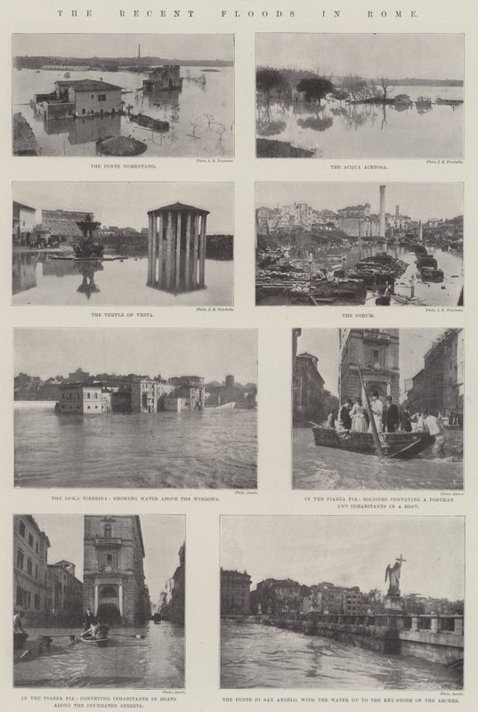 ローマの最近の洪水 作： 英語の写真家