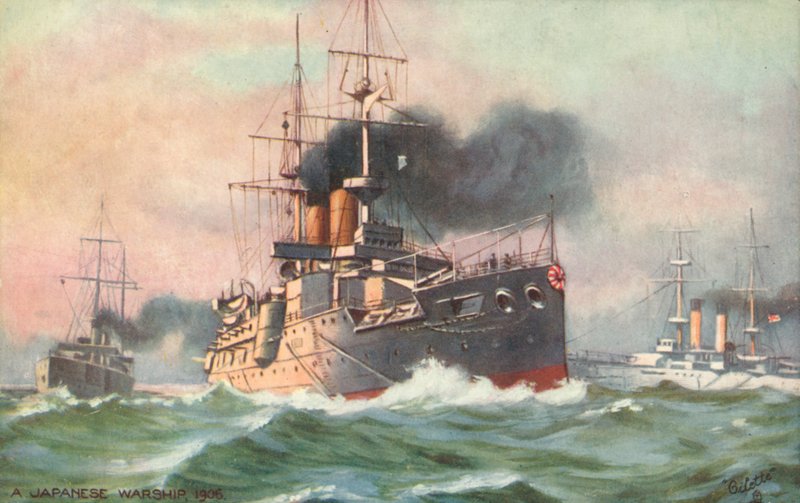 日本の軍艦 作： 英語学校