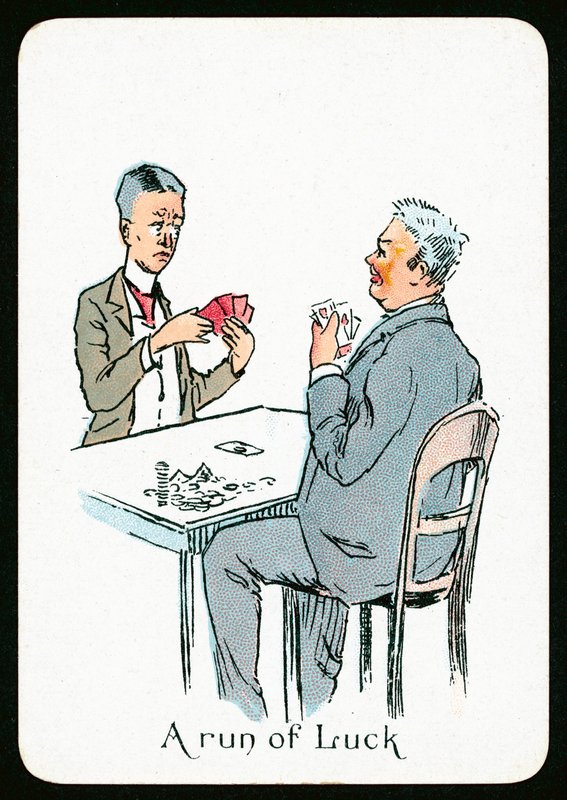 A run of Luck（カラーリトグラフ 作： 英語学校