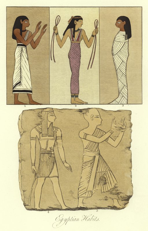 古代エジプトの衣装 作： 英語学校