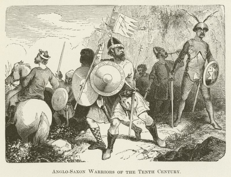 10世紀のアングロサクソンの戦士 作： 英語学校