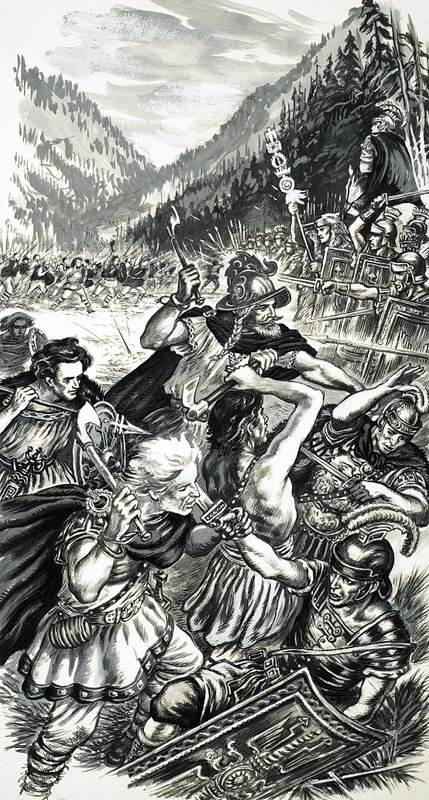 ローマ人と戦うドイツ王子アルミニウス 作： 英語学校
