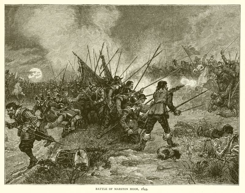 マーストンムーアの戦い、1644年 作： 英語学校
