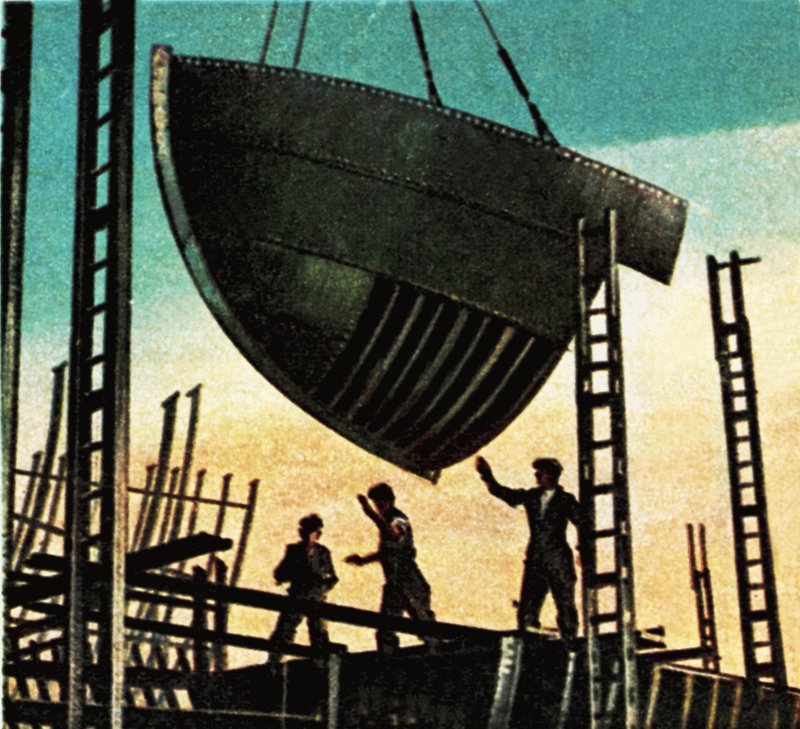 タイタニック号が建造されたベルファスト造船所 作： 英語学校