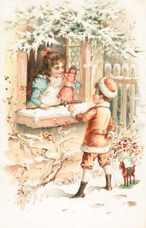 イギリスのクリスマスカード 作： 英語学校