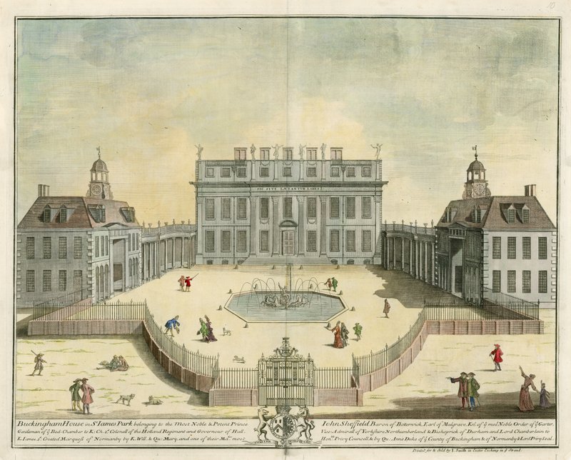 セントジェームズパーク、ロンドンのバッキンガムハウス 作： 英語学校