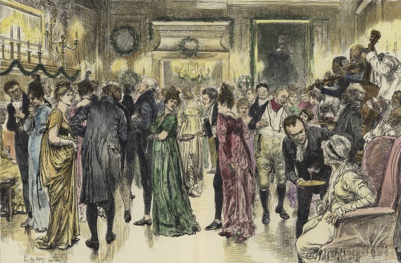 古いバージニア州のクリスマス 作： 英語学校