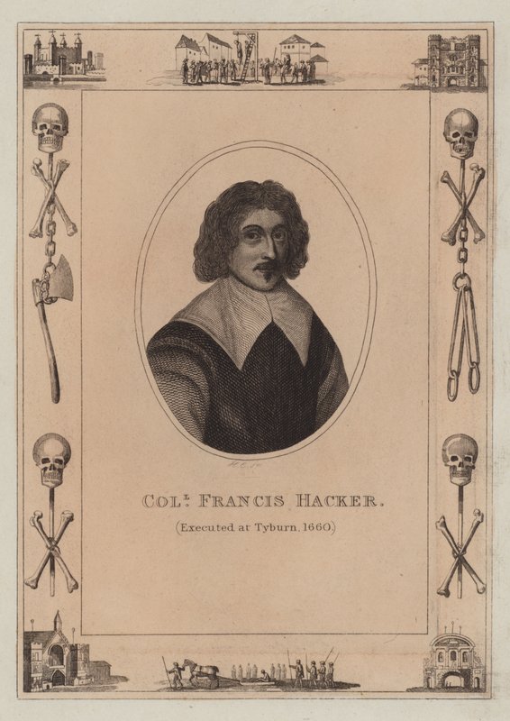 1660年にタイバーンで処刑されたフランシスハッカー大佐 作： 英語学校