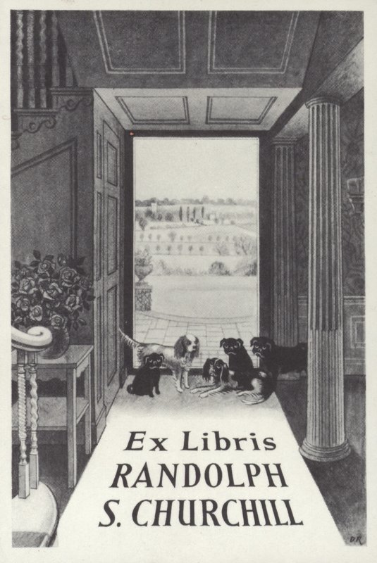 Ex Libris Randolph Sチャーチル 作： 英語学校