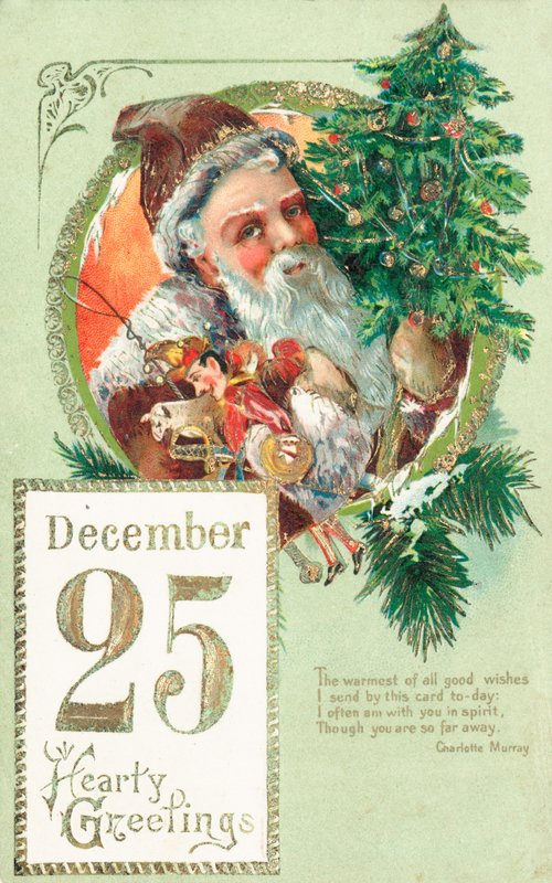 父のクリスマス、クリスマスカード 作： 英語学校
