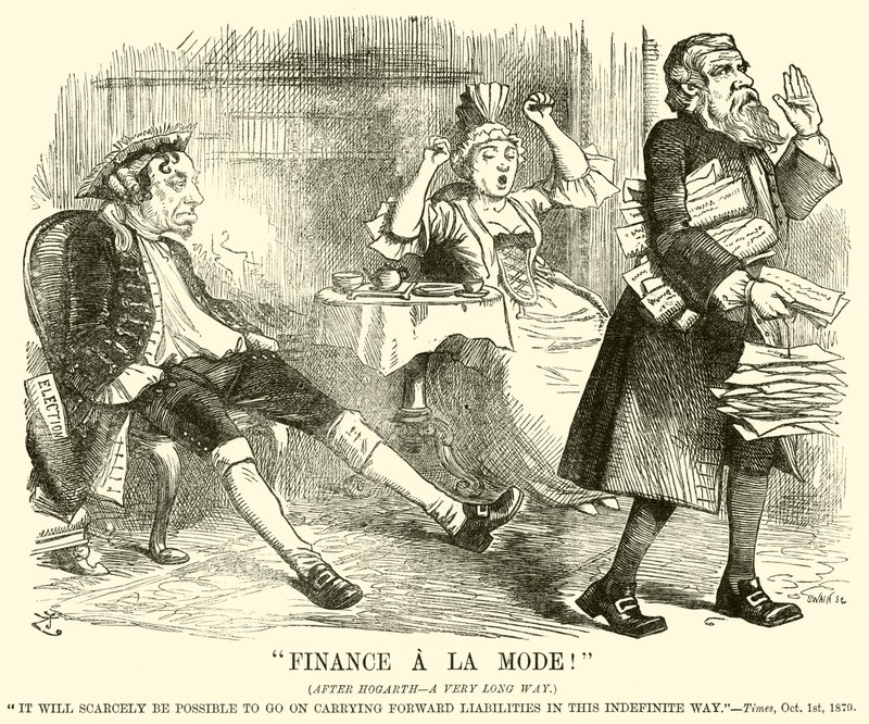 "Finance A La Mode!"(刻印) 作： 英語学校