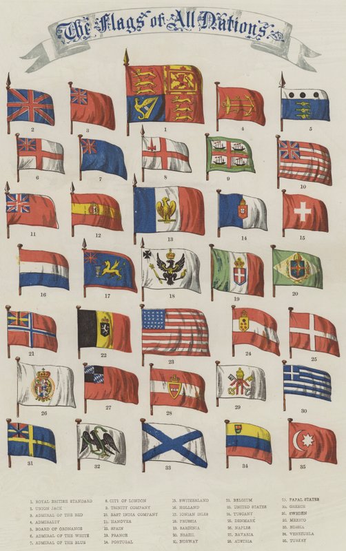 各国の国旗（クロモリト 作： 英語学校