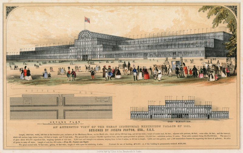素晴らしい展覧会、1851 作： 英語学校