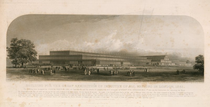 素晴らしい展覧会、1851 作： 英語学校