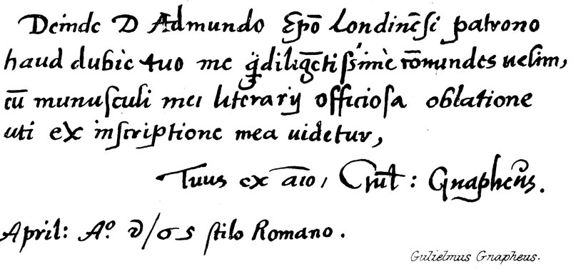 ウィリアム・グラフェウス 作： 英語学校