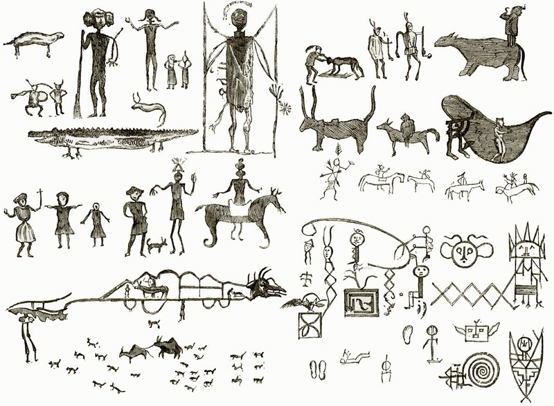 インドの象形文字 作： 英語学校