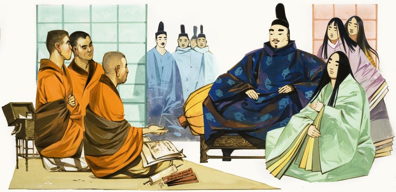 日本の僧侶 作： 英語学校