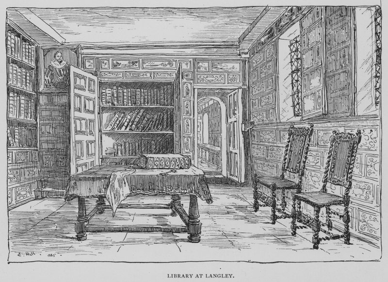ラングレーの図書館（彫刻 作： 英語学校