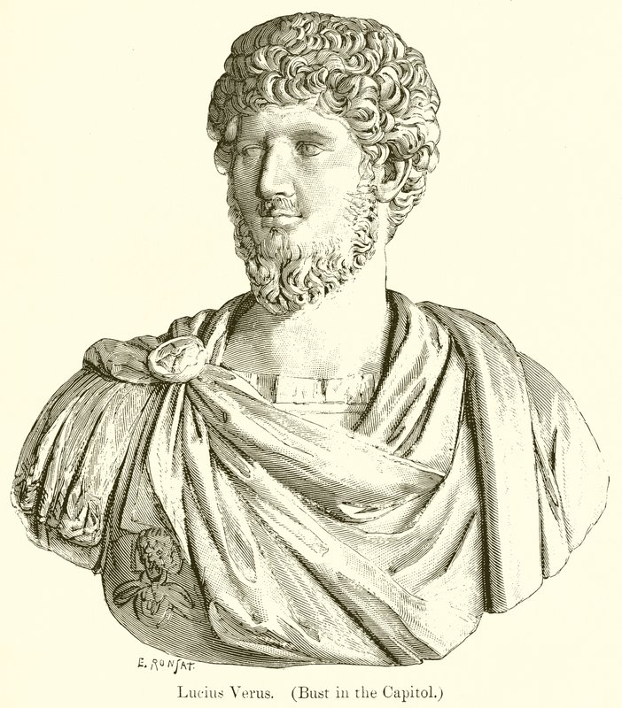 Lucius Verus。 （国会議事堂のバスト） 作： 英語学校