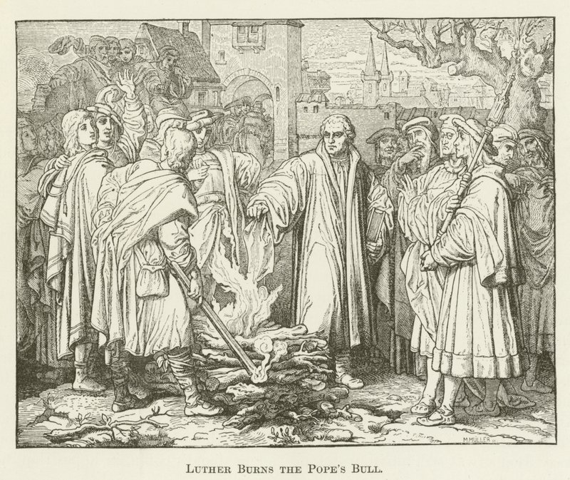 ルーサー・バーンズ・ザ・ポープス・ブル 作： 英語学校