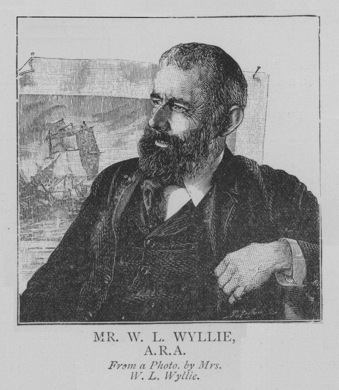 ARAのW.L.Wyllie氏（彫刻）。 作： 英語学校