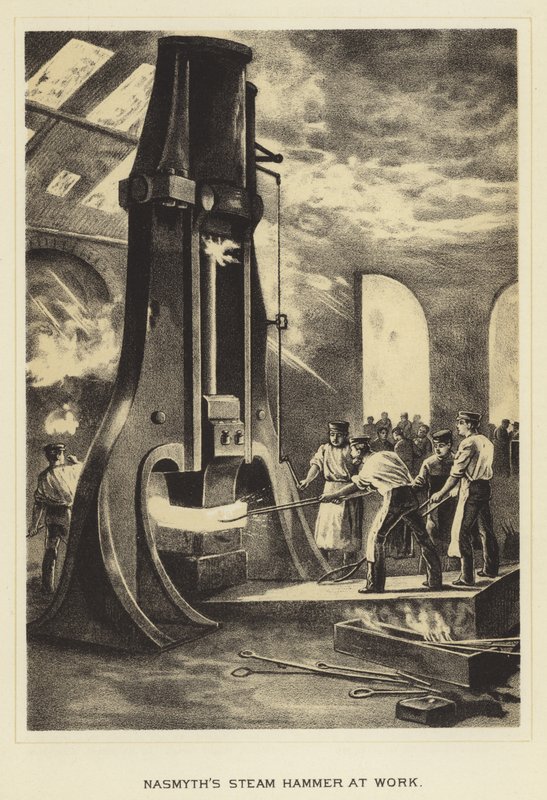 Nasmyths Steam Hammer at Work 作： 英語学校