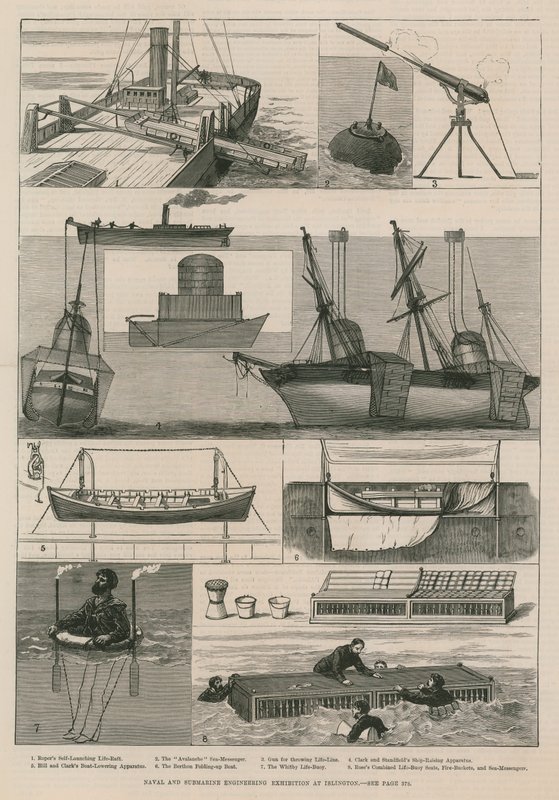 イズリントンでの海軍および海底工学展 作： 英語学校
