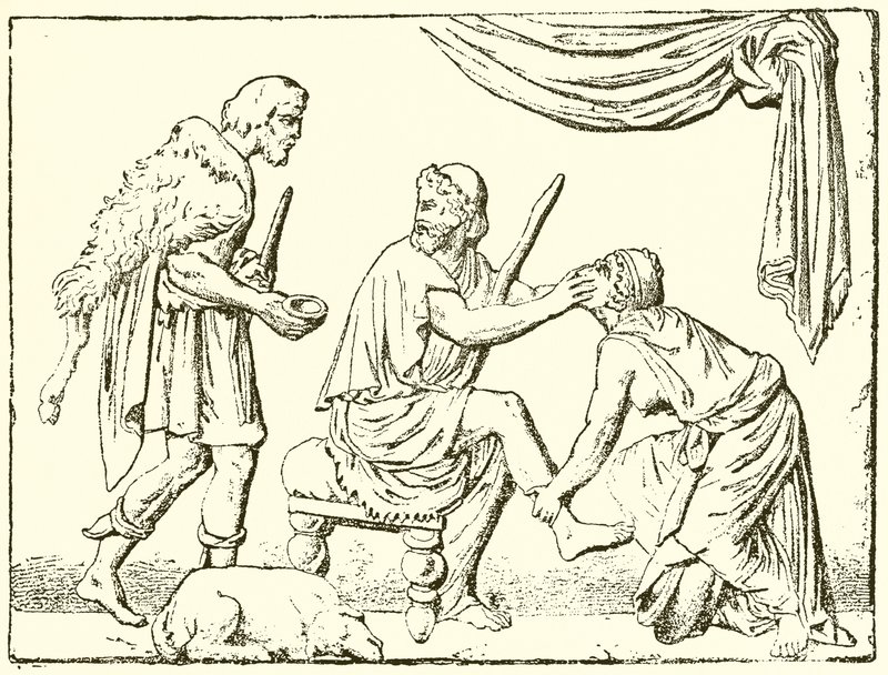 看護師に認められたオデュッセウス 作： 英語学校