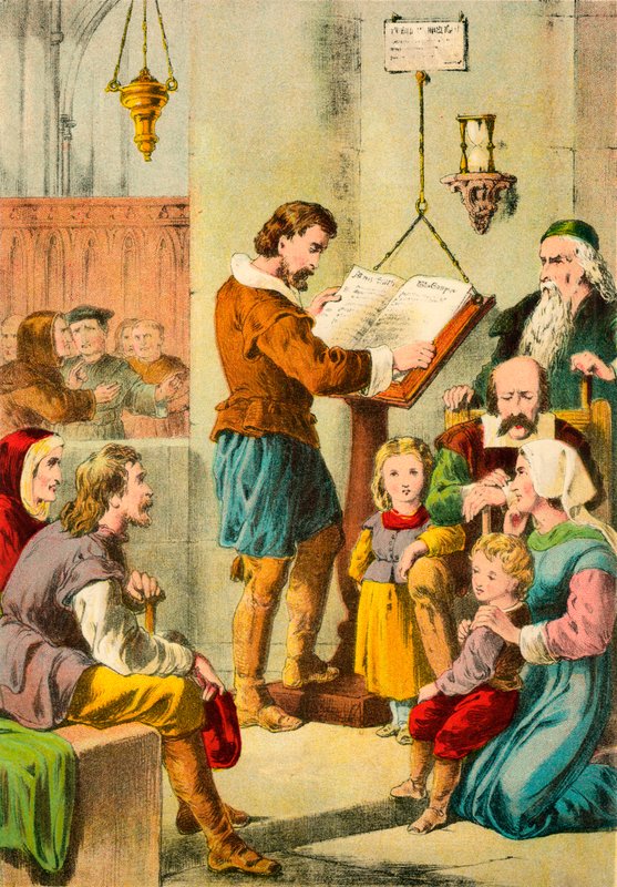 セントポールズで聖書を読む 作： 英語学校