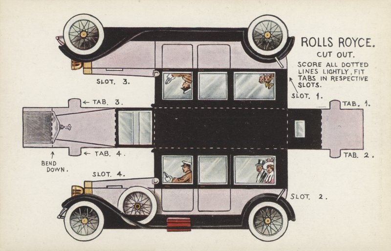 Rolls Royce Cut Out（カラーリトグラフ 作： 英語学校