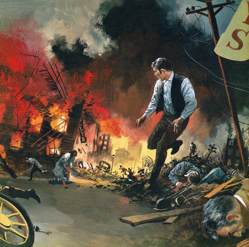 1906年4月18日のサンフランシスコ地震 作： 英語学校
