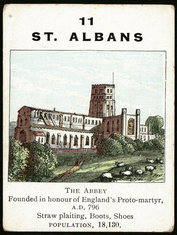 St Albans (カラーリトグラフ) 作： 英語学校