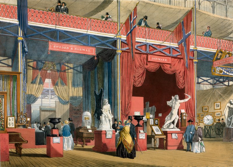 スウェーデンとデンマーク、大展覧会、1851年 作： 英語学校