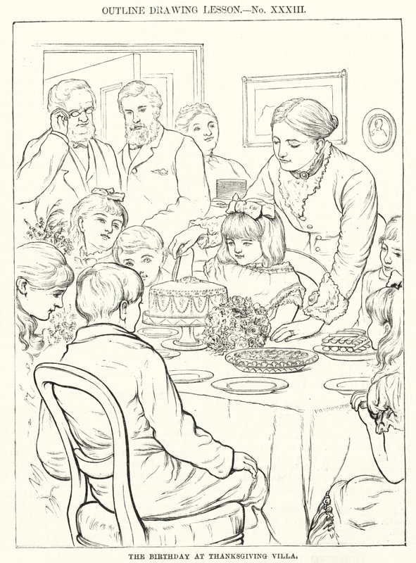 サンクスヴィレッジでの誕生日（刻印 作： 英語学校