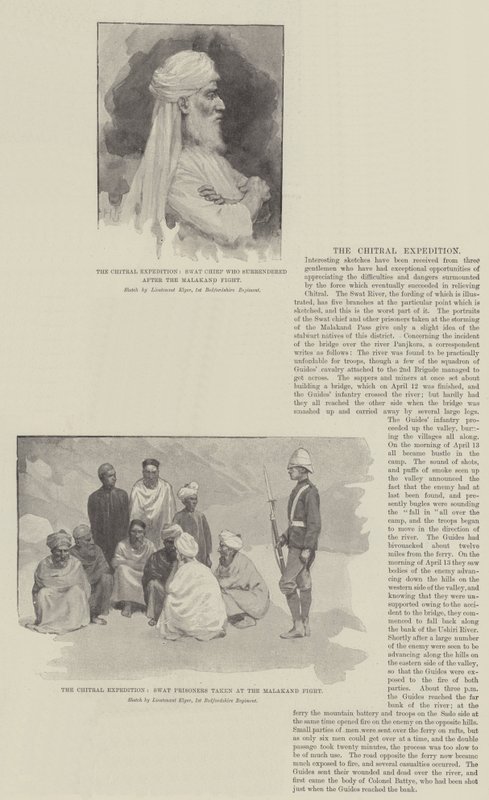 The Chitral Expedition (litho) 作： 英語学校