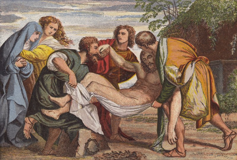 The Entombment (chromolitho) 作： 英語学校