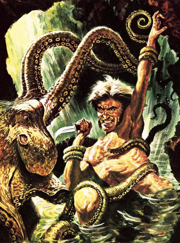 悪魔の魚との戦い 作： 英語学校