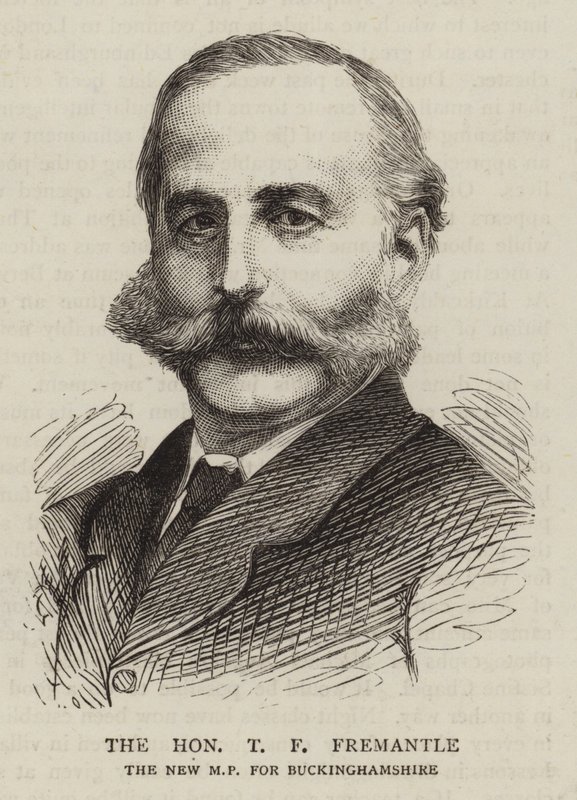 The Honourable T F Fremantle (Engraving) 作： 英語学校