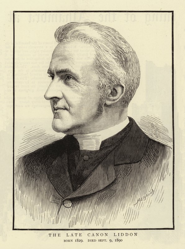 The Late Canon Liddon（彫刻 作： 英語学校
