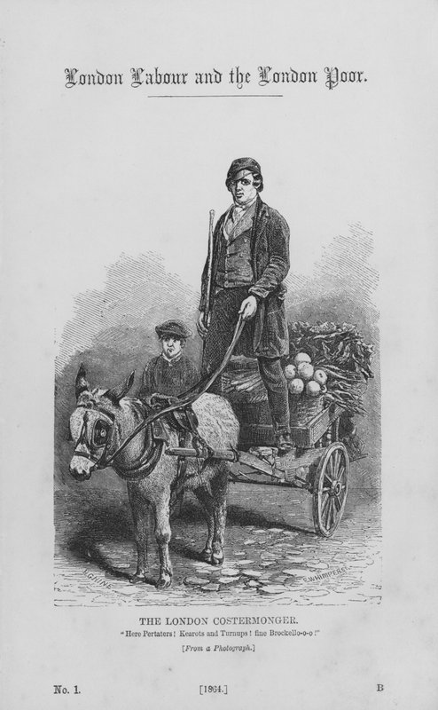 The London Costermonger (彫刻) 作： 英語学校