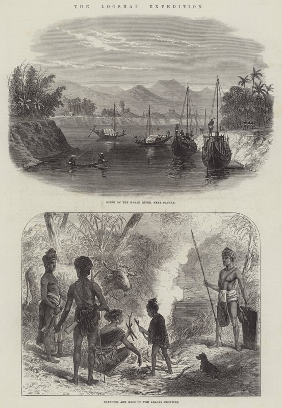 Looshai Expedition (the engraving) 作： 英語学校