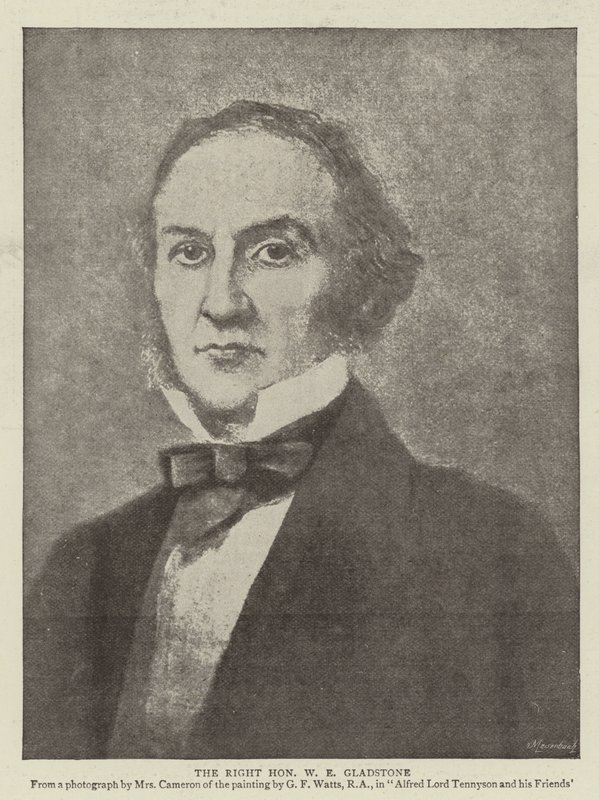 The Right Honourable W E Gladstone (litho) 作： 英語学校